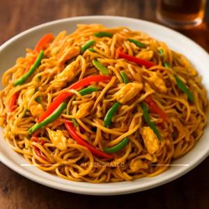 Egg Singapore Noodles