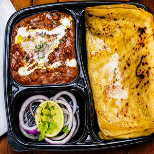 Dal Makhani With 2 Lucknowi Paratha