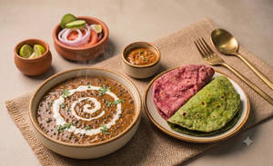 Dal Makhni With Multigrain Roti