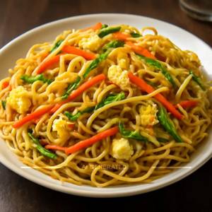 Egg Hakka Noodles