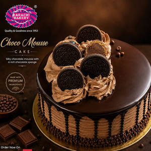 Chocolate Mousse Round Cake 1kg