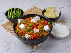 Jain Paneer Tawa Pulao