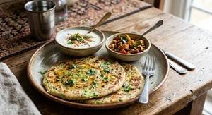 2 Kakdi Paratha