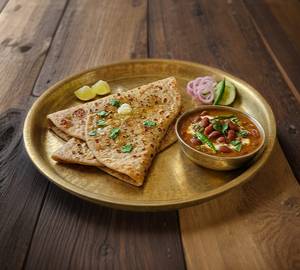 Rajma with  Paratha