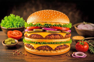 Double Delight Burger