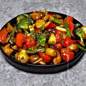 Mixed Veg Hot Garlic Sauce