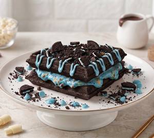 Brownie Crunchy Cookie Oreo Waffle