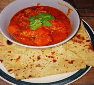 Chicken kaali mirch with 4 tandoori roti