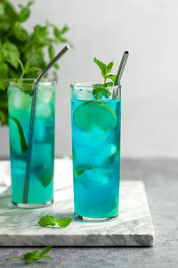 Blue Curacao Mojito