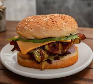 Smokey Grilled Chicken Cheese Burger
