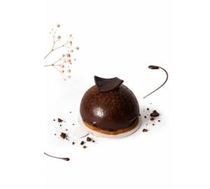German Chocolate Dome Pastry