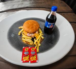 Burger+ French Fries & Cold Drink