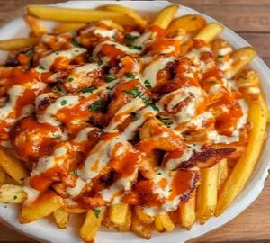 French fries chicken loaded fries