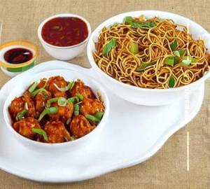 Veg Manchurian Fried Noodles