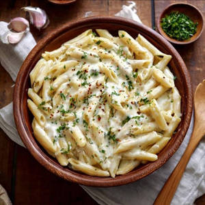 Cream White Sauce Pasta