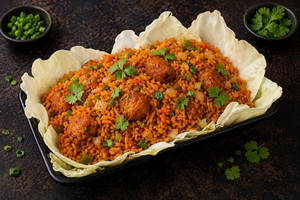 Veg Manchurian Fried Rice