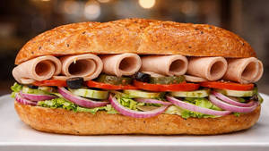 Chicken Salami Baguette