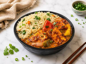 Paneer Chilli Rice Bowl