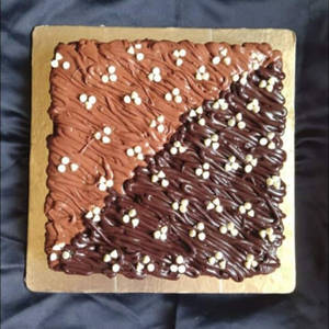 Dual Brownie Cake