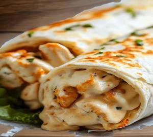 Chicken wraps cheese