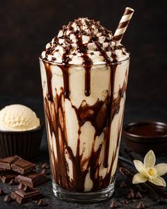 Choco vanilla thick shake