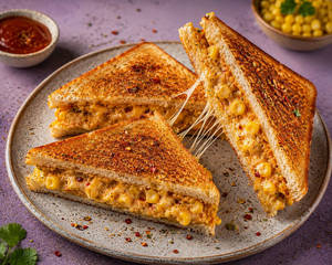 Spicy Corn Sandwich