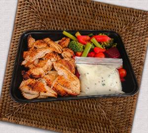Red spicy grilled chicken