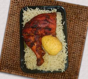 Bagara rice with raita
