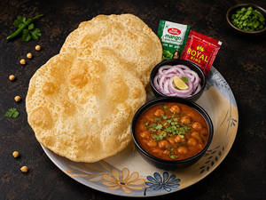 Punjabi Chole [250 Ml] With 2 Bhature