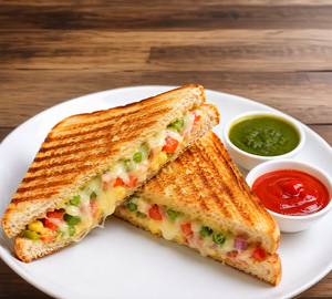 Veg cheese burst sandwich