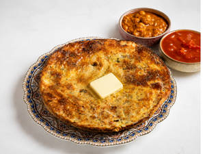 Amritsari Mixed Mirch Kulcha with Chole