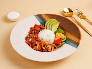 Crispy Mushroom Rice Bowl