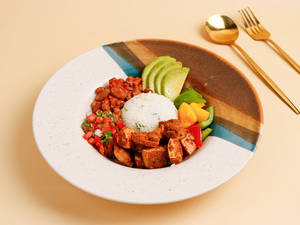 Mexican Fajita Chicken Rice Bowl