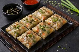 Healthy Rice Paper Veg Dumplings (6 Pieces)