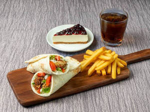 Traditional Falafel Wrap Meal
