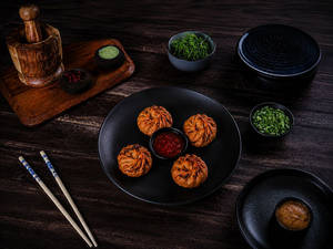 Tandoori Moroccan Magic Chicken Momo