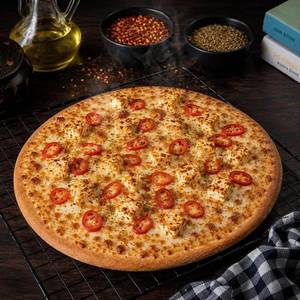 Smoky Paprika Paneer Pizza
