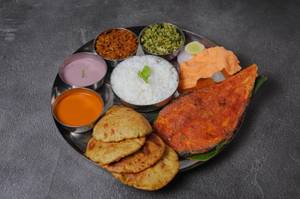 Surmai Tawa Fry Thali