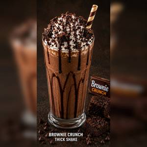 Brownie crunch thick shake
