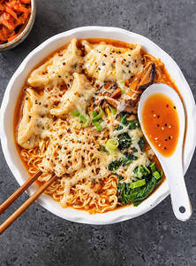Dumpling Butter Cheese Maggie Bowl