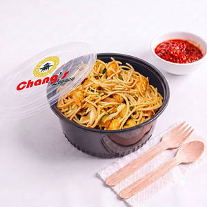 Chilly Garlic Hakka Noodle Prawns