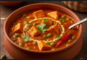 Matar paneer