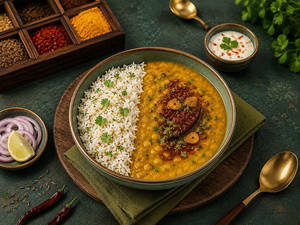 Dal Tadka Chawal Bowl