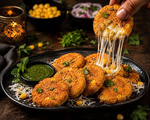 Cheese Corn Tikki