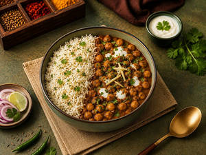 Chole Chawal Bowl