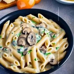 Creamy Mushroom Sauce Pasta Chicken