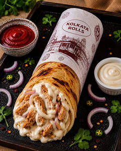 Chicken Mayo Egg Cheese Roll