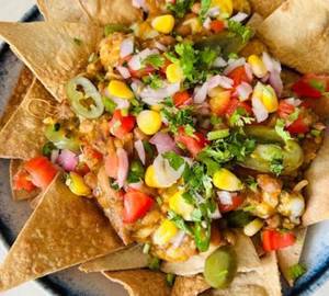 Cheese Veg Loaded Nachos