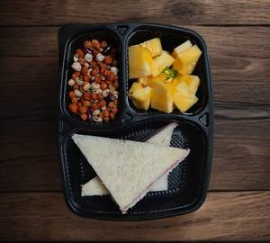 Pineapple, Bread Jam , Mix Boiled Chana
