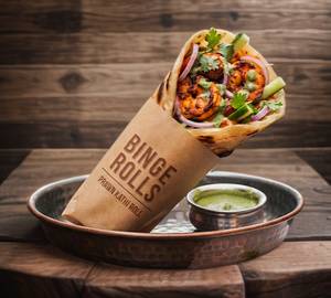 Tandoori Prawns Kathi Roll